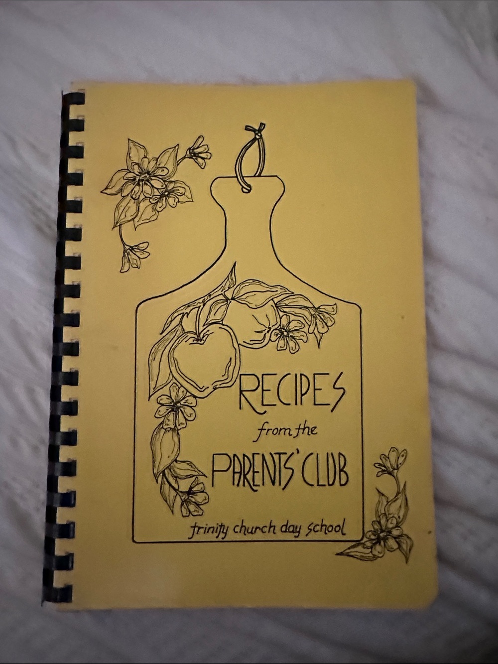 Vintage Recipe Cookbook from Parents' Club